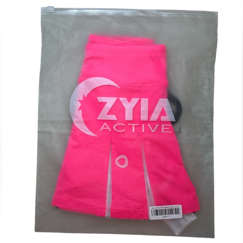 ZYIA Girl’s Hot Pink Mesh Skirt (4-5) NWT 4568 - Picture 14 of 16